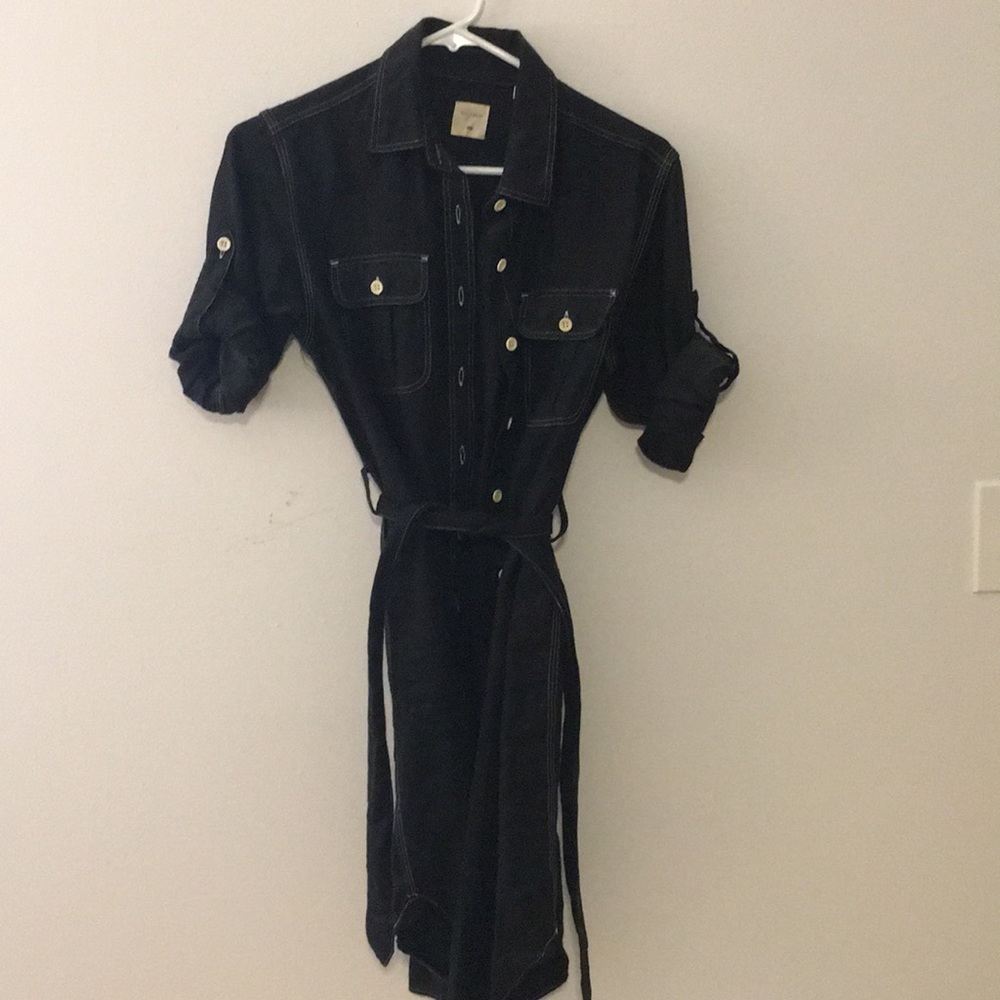 Billy Reid shirtdress XS black